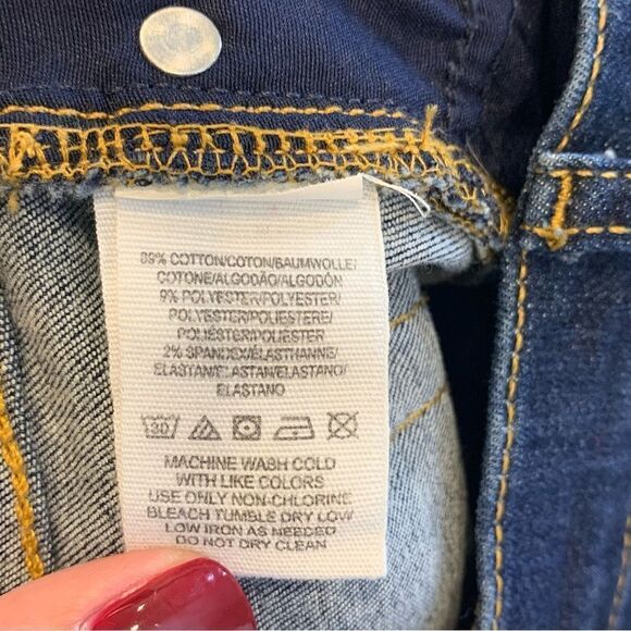 Free People Distressed Skinny Jeans Ankle Cropped Size 28 - Picture 8 of 8